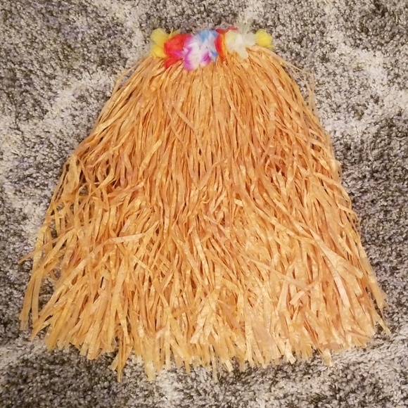 Handmade Costumes Kids Grass Skirt Luau Hula Hawaiian Party Poshmark